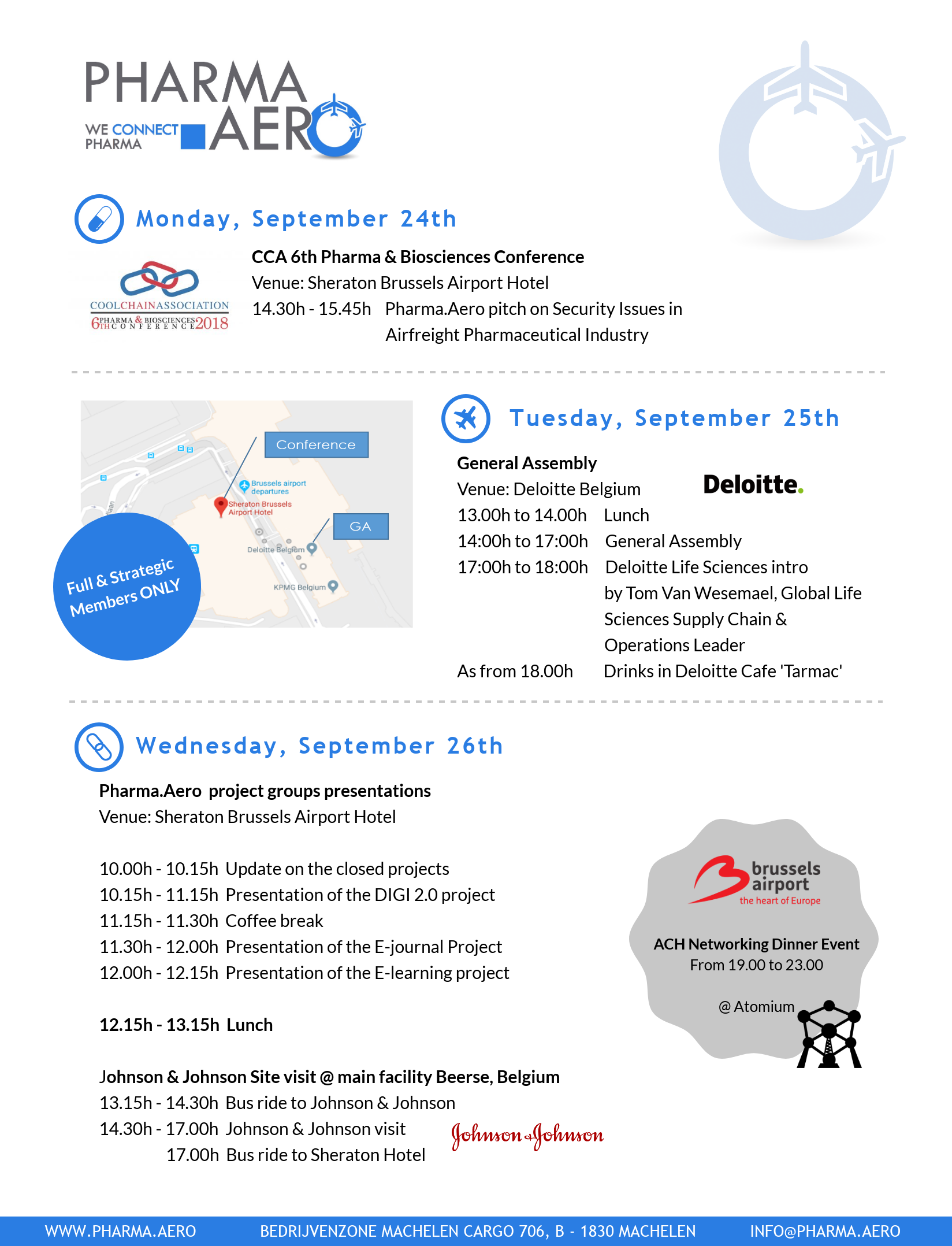 Pharma.Aero ACTIVITIES IN BRUSSELS!